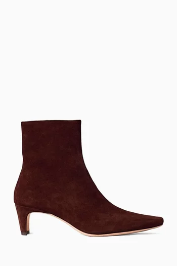 Wally 55 Ankle Boots in Suede