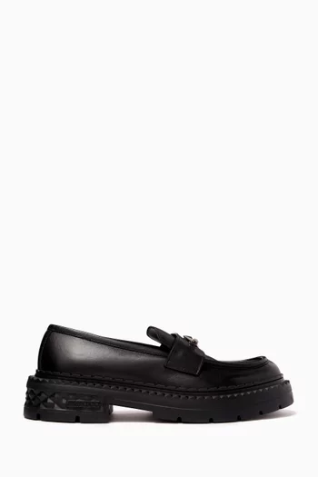 Marlow Diamond Loafers in Calf Leather