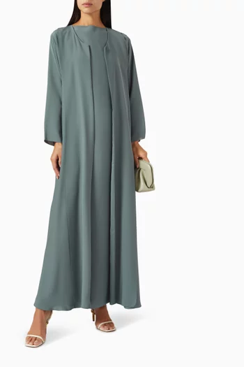 طقم عباية كريب، 3 قطع
