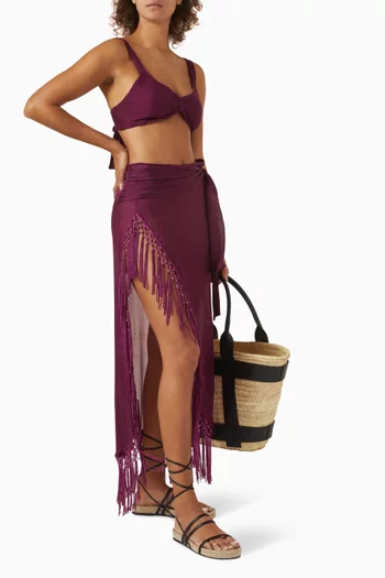 Paola Crop Top in Cotton-bamboo Blend
