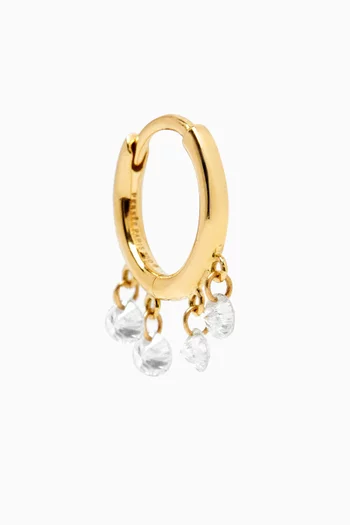 Bohème Diamonds Single Earring in 18kt Gold