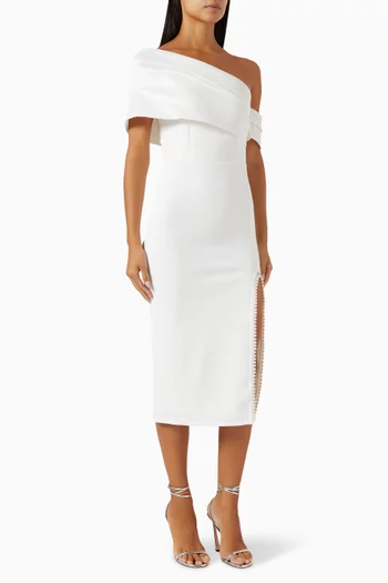 Mira Asymmetrical Midi Dress