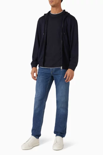 Zip Hoodie in French Terry