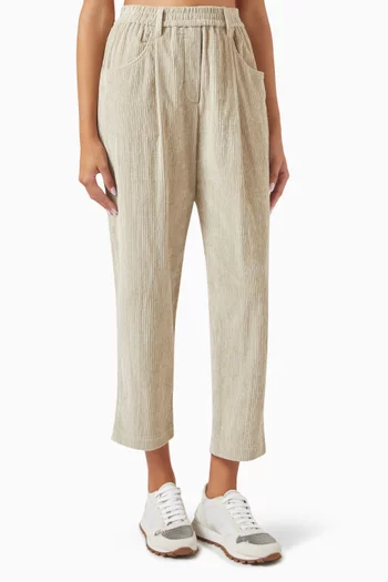 Baggy Pants in Corduroy