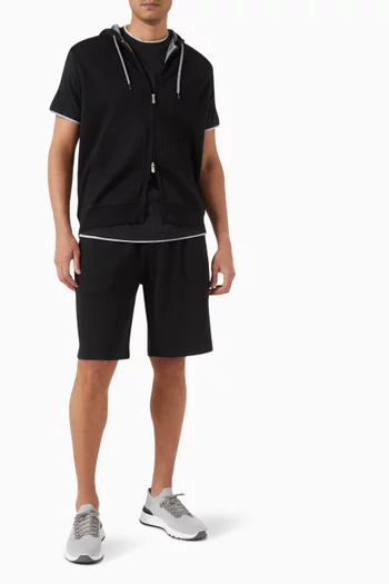 Sleeveless Sweatshirt in Jersey