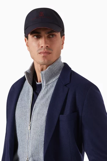 Logo-embroidered Baseball Cap in Nylon