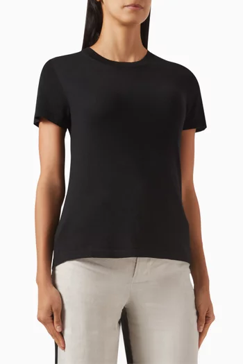 Perfect Knit T-shirt in Silk