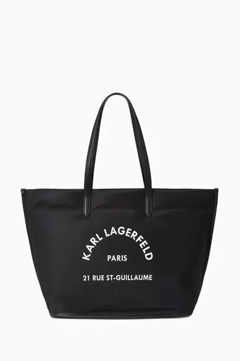 Medium Rue St-Guillaume Tote Bag in Recycled Nylon