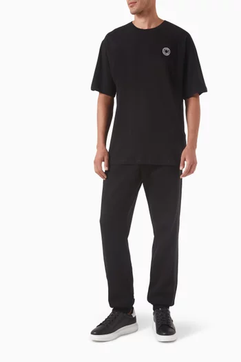 Small Circle Logo T-shirt in Cotton-linen