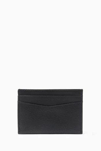 Crosstown Cardholder in Grained Leather