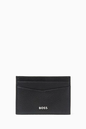 Crosstown Cardholder in Grained Leather