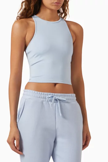 2-in-1 Racerback Crop Top in Softskin100©