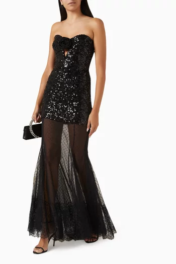 Diana Sequinned Gown