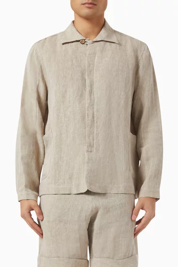 Lightweight Jacket in Linen