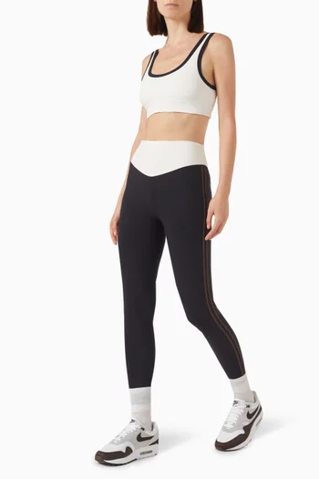 Alcaraz 25" High-waist Midi Pants in Recycled Nylon