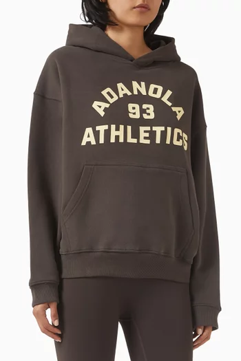 Campus Washed Relaxed Hoodie in Organic Cotton