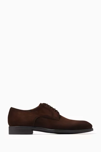 Madison Lace-up Shoes in Suede