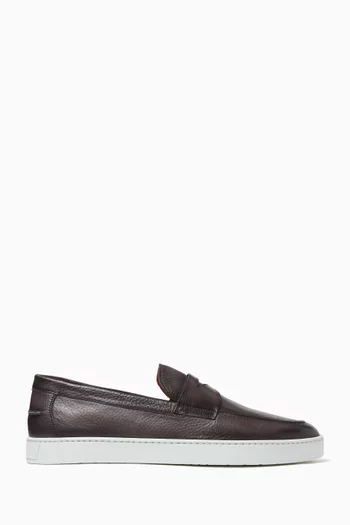 Cowes Slip-on Loafers in Leather