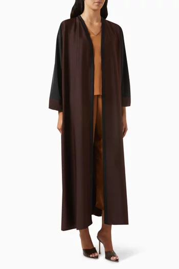 4-piece Abaya Set in Silk