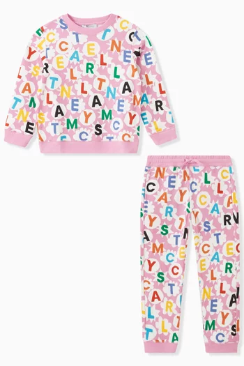 Star Logo Tracksuit Set in Fleece