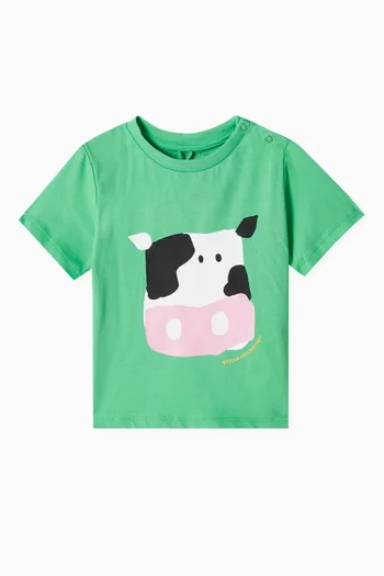 Cow T-shirt in Cotton