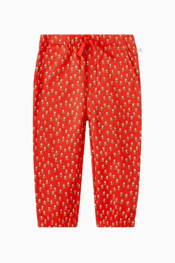 Floral Sweatpants in Cotton