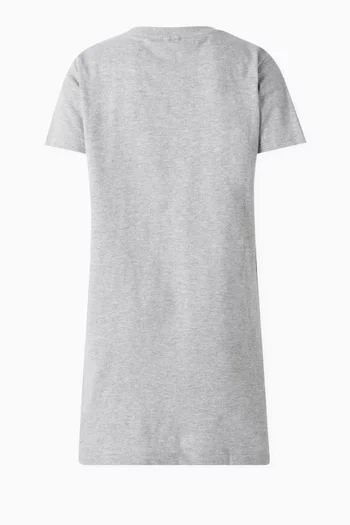 Star Fringe T-shirt Dress in Organic Cotton