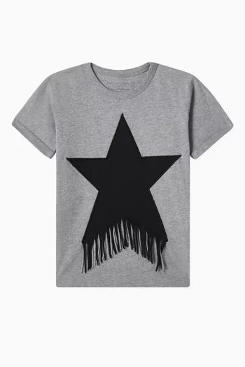 Star Fringe T-shirt in Organic Cotton