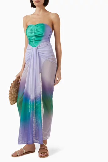 Nia Maxi Skirt in Mesh