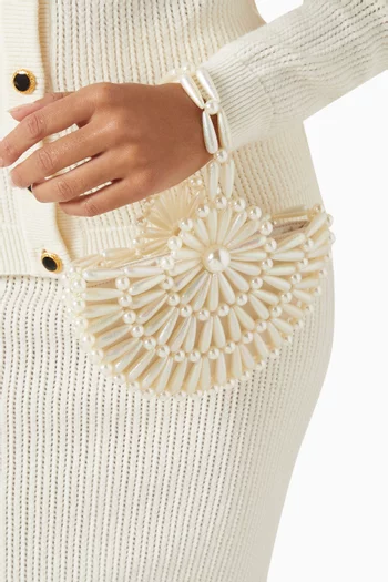 Selene Crescent Clutch Bag