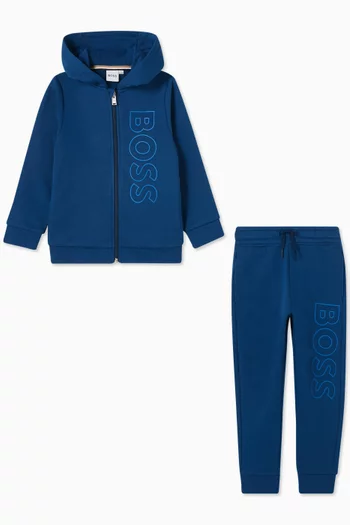 Logo Tracksuit Set in Cotton-blend