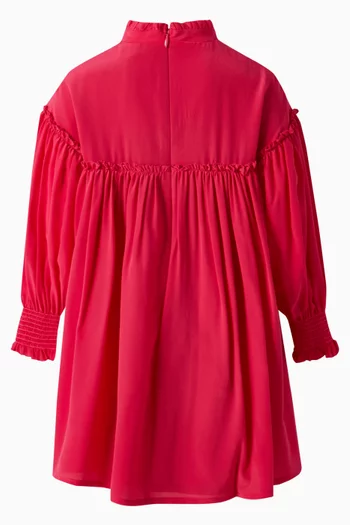 Ruffle Dress in Cotton