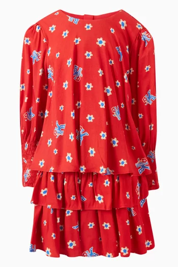 Floral Print Top in Viscose