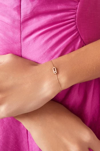 Cares Diamond Bracelet in 18kt Rose Gold