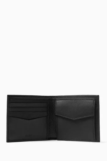 New Crosstown Bifold Wallet in Leather