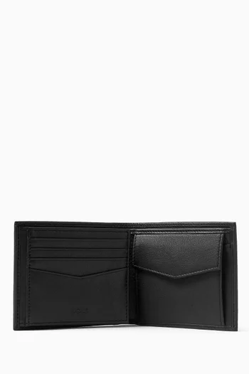 New Crosstown Trifold Wallet in Leather