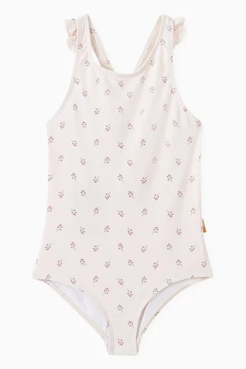 Berries One-piece Swimsuit in Nylon