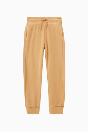 Smiley Print Sweatpants in Cotton