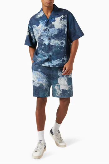 The Deep Shorts in Linen Blend