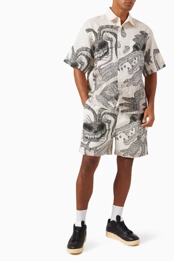 Hao Shorts in Linen