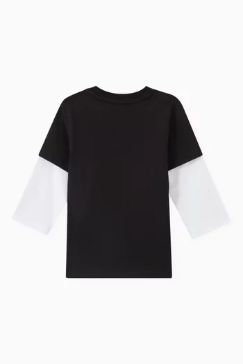 4G Layered T-shirt in Organic Cotton