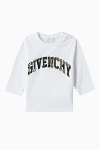 Camouflage Logo T-shirt in Cotton-jersey