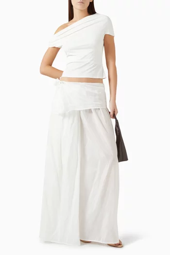 Elemental Maxi Skirt in Silk-voile