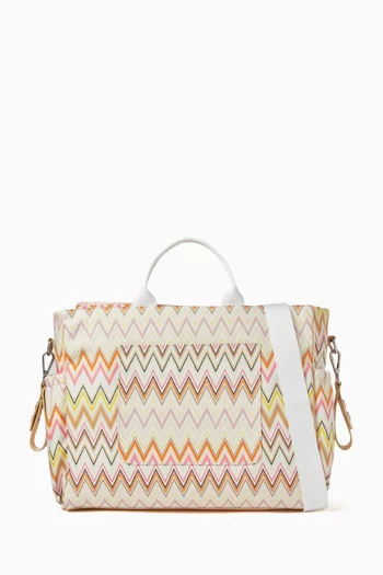 Chevron Changing Bag in Nylon