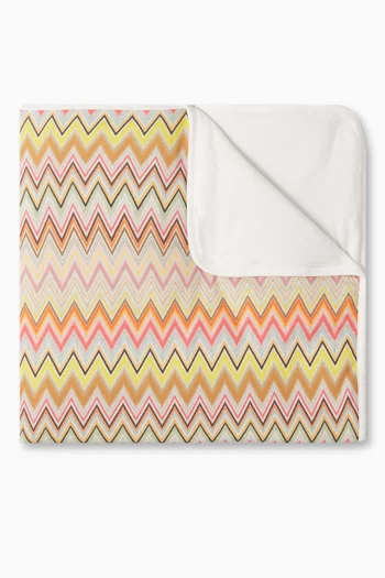 Chevron-print Blanket