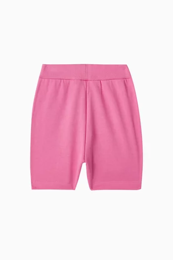 Signature Button Bermuda Shorts in Cotton