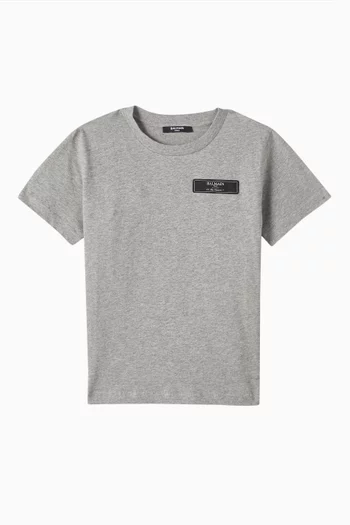 Logo Patch T-shirt in Cotton