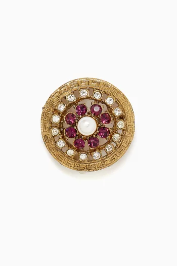 1980s Rediscovered Swarovski Crystal Brooch