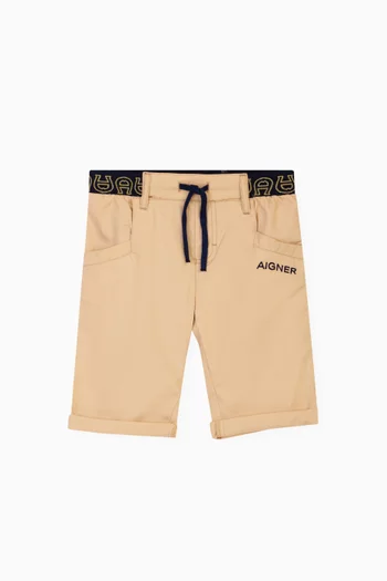 Logo Bermuda Shorts in Cotton