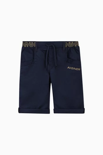 Logo Bermuda Shorts in Cotton